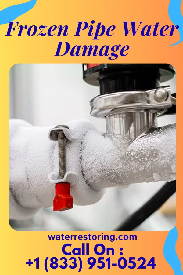 Frozen Pipe Water Damage in Bath, PA